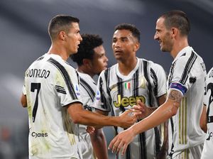 Juventus Nikmati Perayaan Rekor Cristiano Ronaldo di Tiap Laga