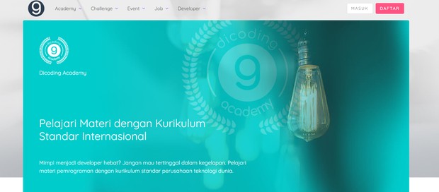 dicoding academy/sumber:dicoding.com/academies dicoding academy