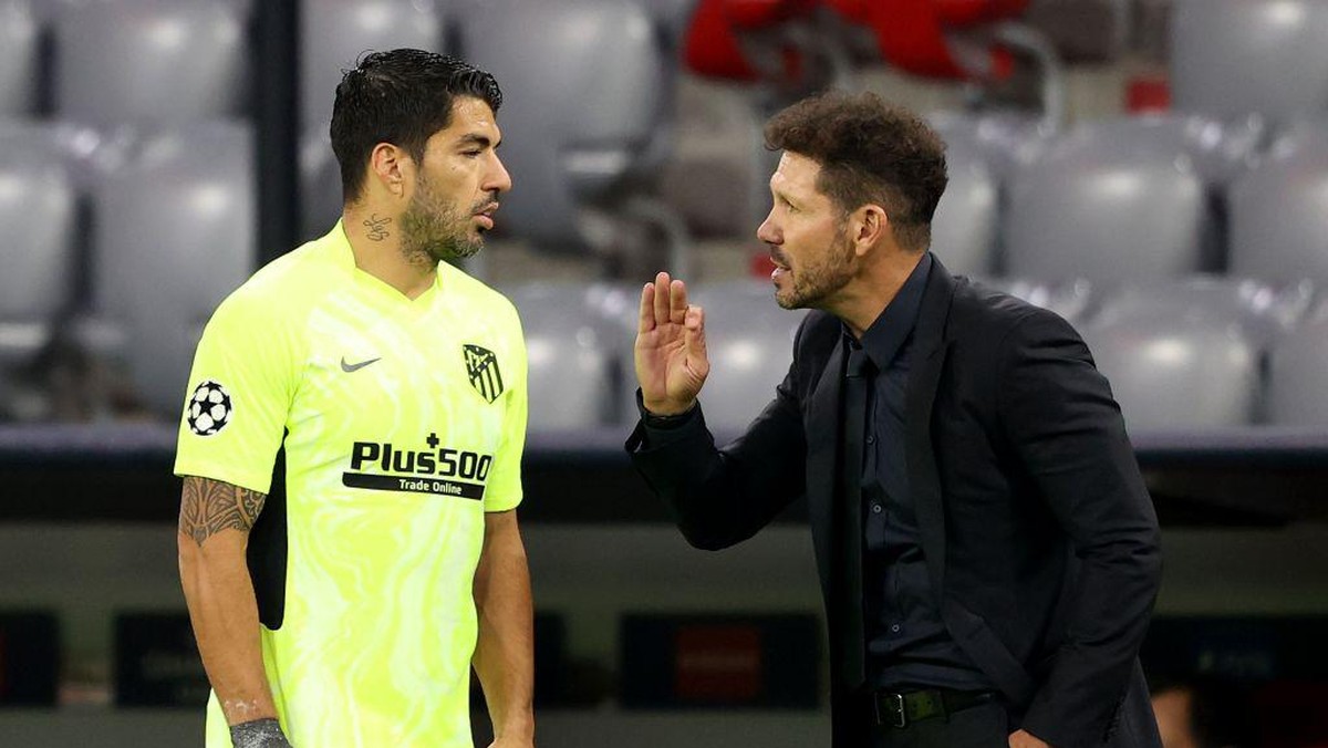 Atletico Kasih Luis Suarez & Diego Simeone Kontrak Baru. Foto: Getty Images/Alexander Hassenstein