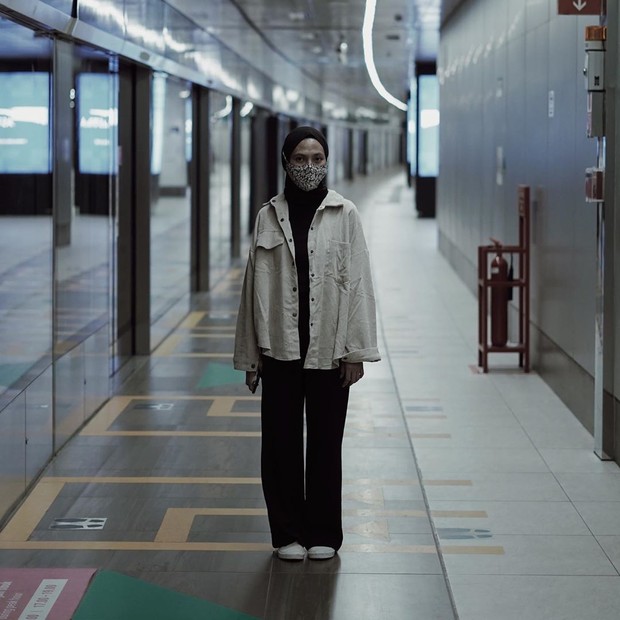 Feby Putri/Sumber: Instagram.com/fbyputrinc Potret ootd ala feby putri