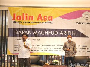 Pengusaha Forkas Dukung Machfud-Mujiaman di Pilkada Surabaya
