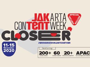 Jakarta Content Week Tampilkan Sophie Kinsella hingga Nas Daily Jakarta Content Week Tampilkan Sophie Kinsella hingga Nas Daily