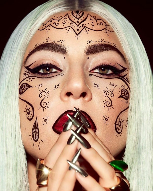 Lady Gaga dalam campaign Hauslab/Foto: Instagram/ladygaga Inspirasi makeup Halloween 2020
