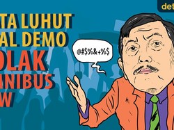 Kata Luhut soal Demo Tolak Omnibus Law