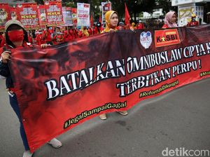 Puluhan Ribu Buruh Kepung MK dan Istana Besok