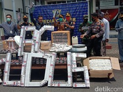 6,5 Juta Batang Rokok Ilegal di Kudus Senilai Rp 5 M Dimusnahkan