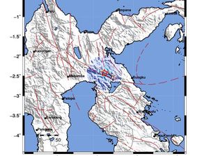 Gempa Magnitudo 4 Berpusat di Darat Guncang Luwu Timur Sulsel