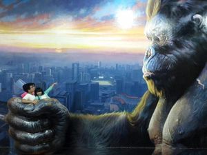 Ragam Pose Asyik Foto di Amazing Art World Bandung