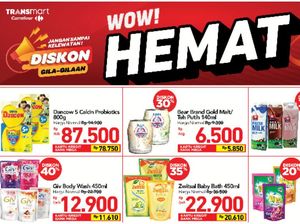 Wajib Serbu! Intip Daftar Lengkap Diskon Heboh Transmart Carrefour Wajib Serbu! Intip Daftar Lengkap Diskon Heboh Transmart Carrefour