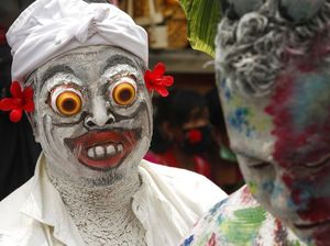 Uniknya Ritual Hindu Grebeg di Bali