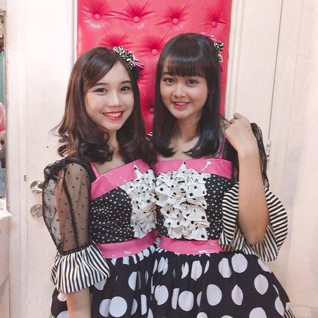 Yuri ketika menjadi member JKT48 bersama Diani JKT48