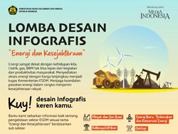 Kementerian ESDM Gelar Lomba Infografis, Hadiahnya Jutaan Rupiah