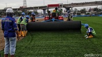Sementara perkembangan pembangunan hingga pekan ke-59 mencapai 31,89 persen yang ditargetkan selesai akhir tahun 2021.