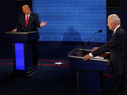 Momen Trump dan Biden Berhadapan di Debat Capres Terakhir