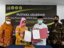 Kolaborasi Bareng Uniku, MPR Kenalkan Koleksi Publikasi Perpustakaan