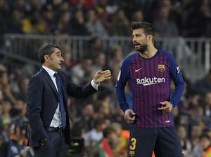 Pique Sebut Pemecatan Valverde Tidak Masuk Akal