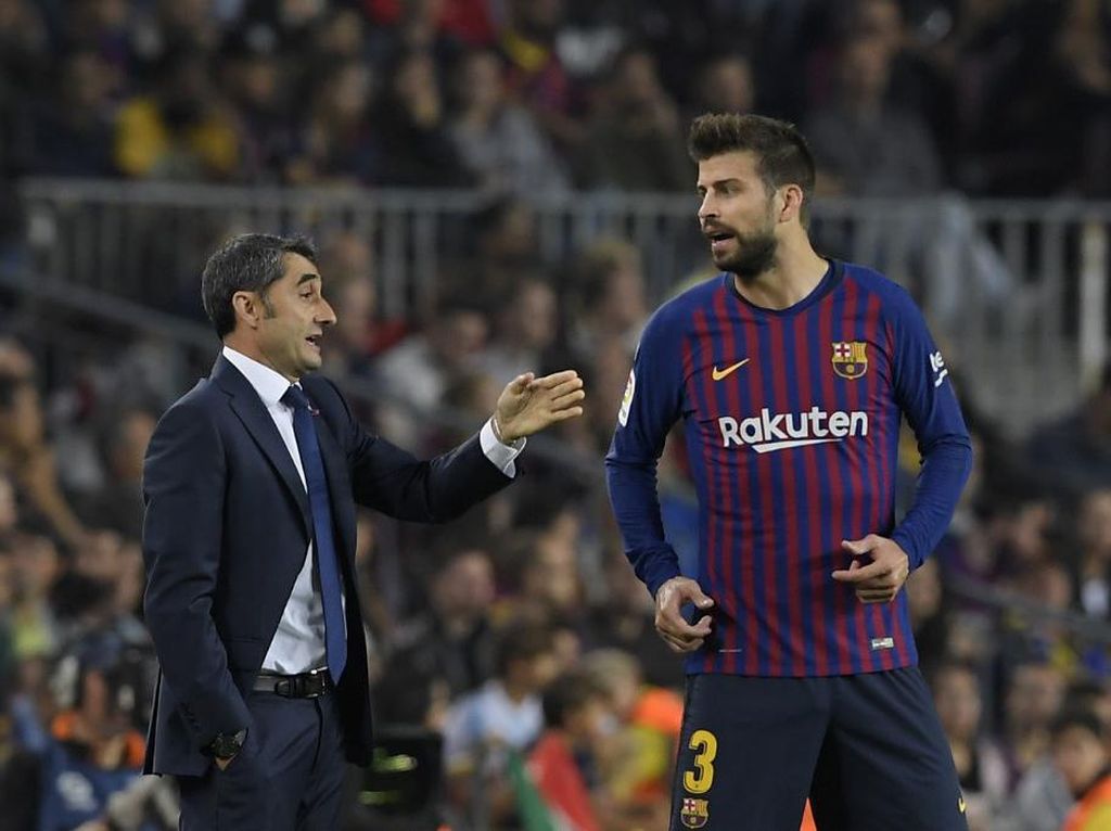 Pique Sebut Pemecatan Valverde Tidak Masuk Akal Pique Sebut Pemecatan Valverde Tidak Masuk Akal