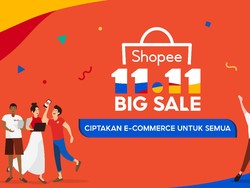 11.11 Big Sale, Shopee Catat Transaksi Naik 6x Lipat dari Tahun Lalu
