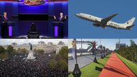 Top 5 Foto Pekan Ini: Debat Capres AS-Jalan Jokowi di UEA