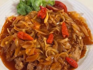 Masak Masak : Bistik Udang Saus Pedas Bawang Bombay