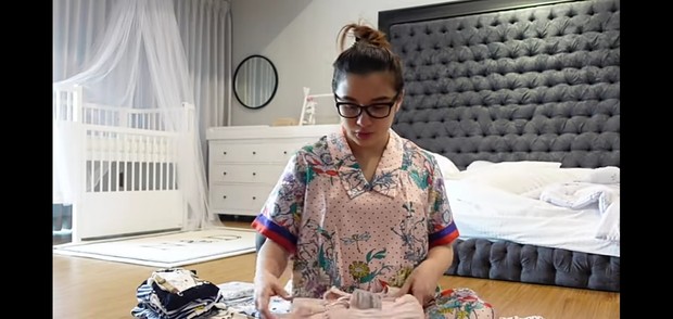 Dekorasi kamar anak kedua Chelsea Olivia dan Glenn Alinskie.