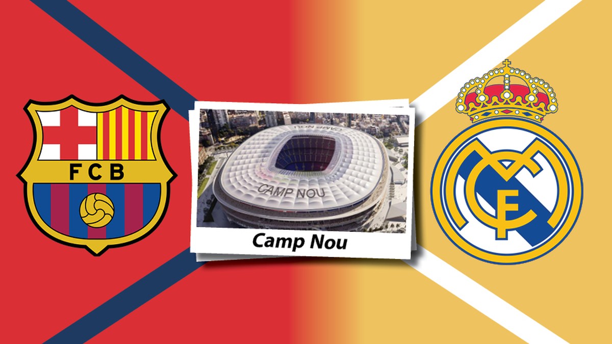 El Clasico 2020: Barcelona vs Real Madrid dalam infografis. Foto: infografis detikSport