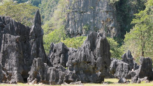 Pegunungan Karst  Leang Leang
