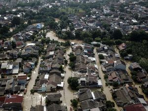 Foto Udara Banjir Jatirasa Bekasi Foto Udara Banjir Jatirasa Bekasi