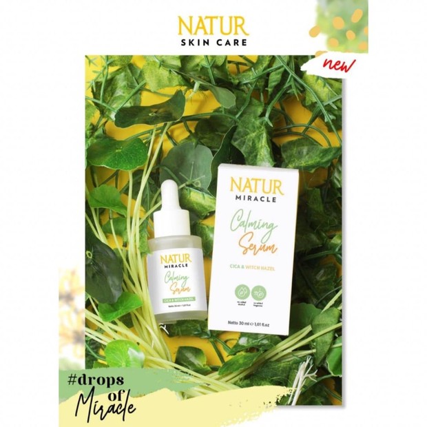 Skincare dengan kandungan witch hazel.