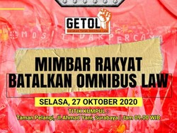Gerakan Tolak Omnibus Law Jatim Akan Demo Lusa