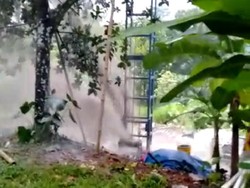 Viral Semburan Diduga Gas di TPA Cipayung Depok, Begini Faktanya