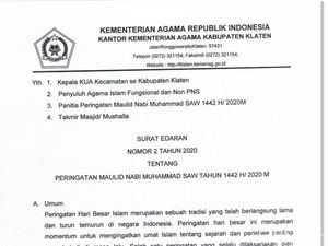Warga Klaten Boleh Gelar Peringatan Maulid Nabi, Ini Syaratnya