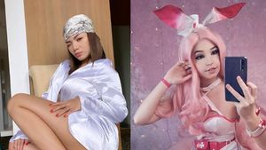 Jual Air Bekas Mandi, Dinar Candy Tiru Belle Delphine?