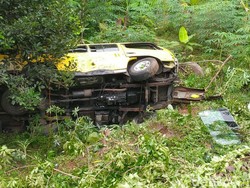 Mobil Terjun ke Jurang di Ciamis, 1 Penumpang Tewas