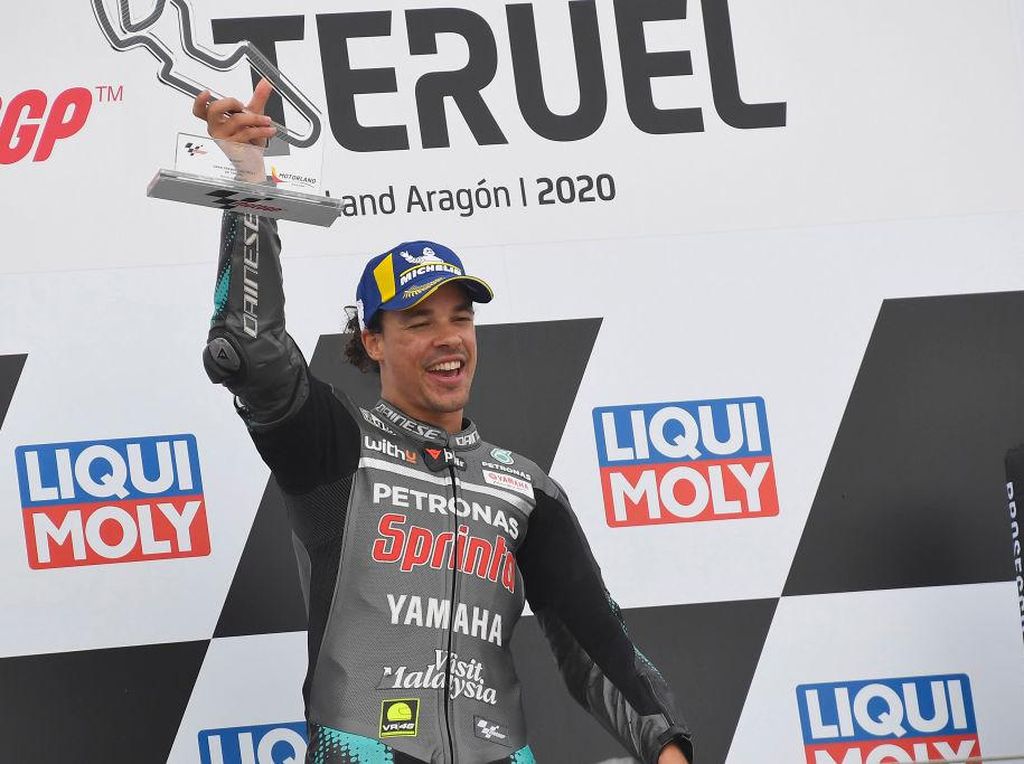 Menangi MotoGP Teruel 2020, Franco Morbidelli Makan Dinamit