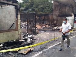 Lokasi Kebakaran di Simprug Jaksel Dipolice Line, Sejumlah Saksi Diperiksa