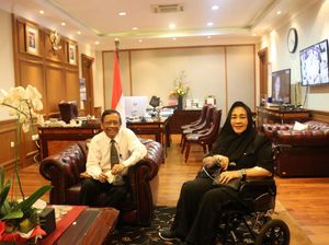 Rachmawati Soekarnoputri Datangi Mahfud Md, Bahas Demo-Keamanan RI