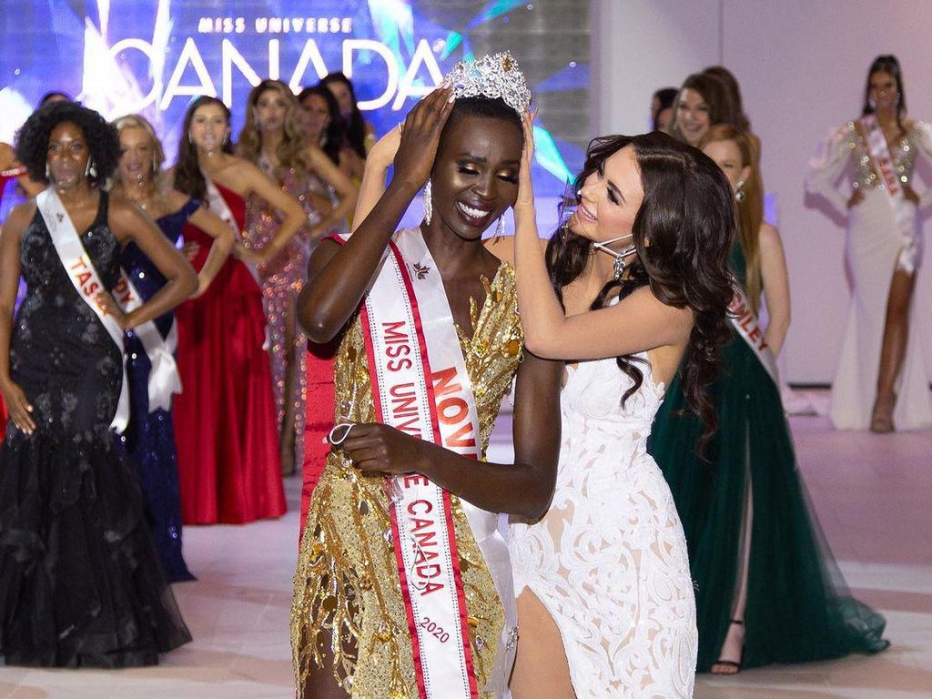 Ukir Sejarah, Wanita Kulit Hitam Jadi Miss Canada Lagi Setelah 30 Tahun