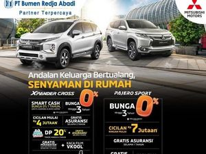 Promo Xpander Cross & Pajero Sport, Nikmati Cicilan Bunga 0%