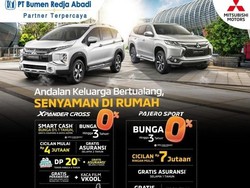 Promo Xpander Cross & Pajero Sport, Nikmati Cicilan Bunga 0%