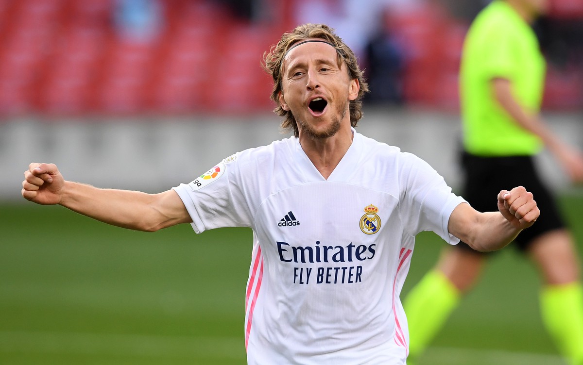 Real Modric Jagoannya Real Madrid (Getty Images/Alex Caparros)