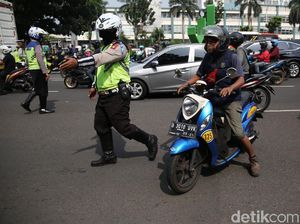 Potret Pelanggar Lalu Lintas Terjaring Operasi Zebra di Cawang