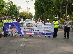 Operasi Zebra Semeru di Gresik, Polisi Keamanan Sekolah Ikut Sosialisasi