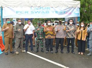 Pjs Gubernur Kepri Puji Swasta Hadirkan Drive Thru Swab Test di Batam