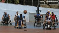 Serunya Turnamen Basket Kursi Roda di Venezuela