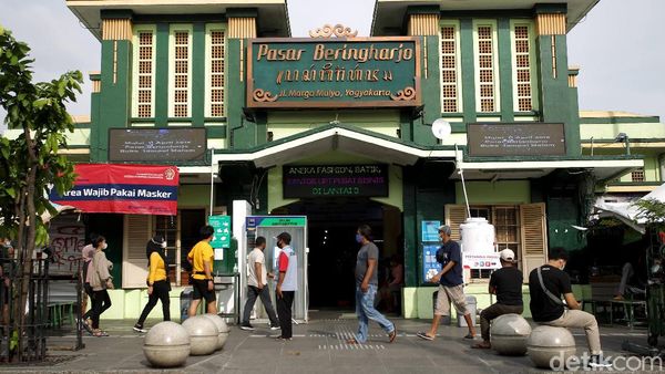 Ada Libur Panjang, Pasar Beringharjo Perketat Protokol Kesehatan