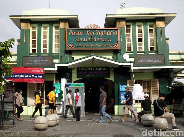 Ada Libur Panjang, Pasar Beringharjo Perketat Protokol Kesehatan