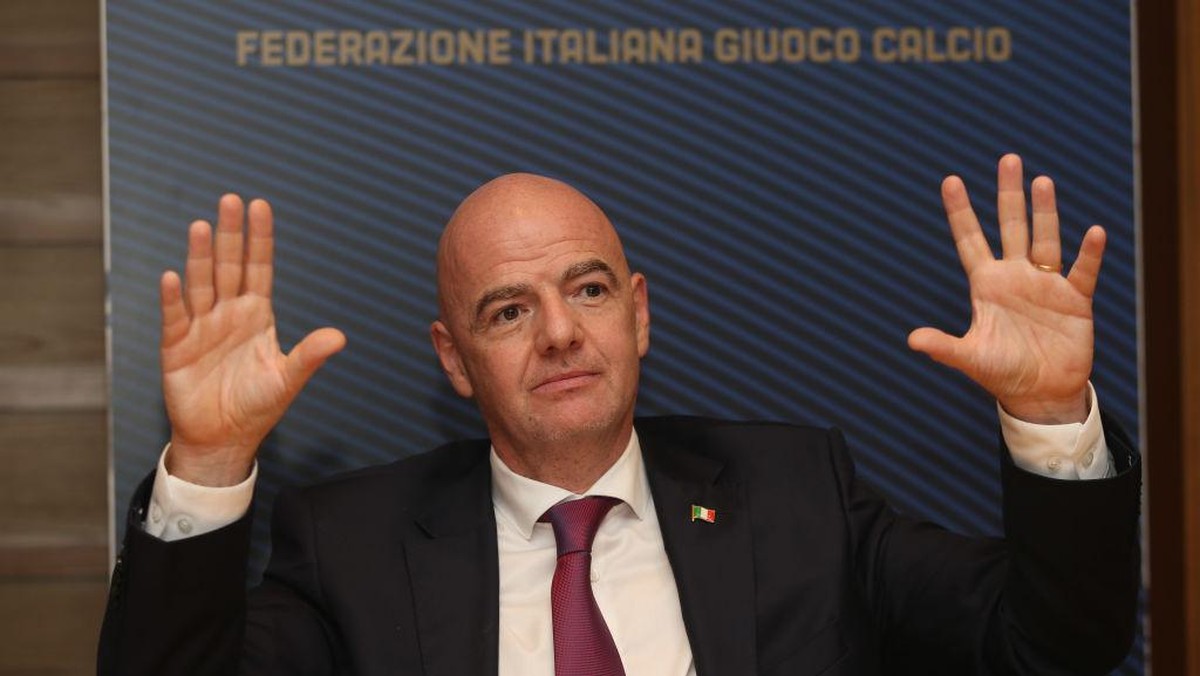 Presiden FIFA Gianni Infantino positif COVID-19 (Getty Images/Paolo Bruno)