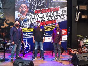 Pameran Modif Kustom Pertama RI saat Pandemi Digelar di Yogya