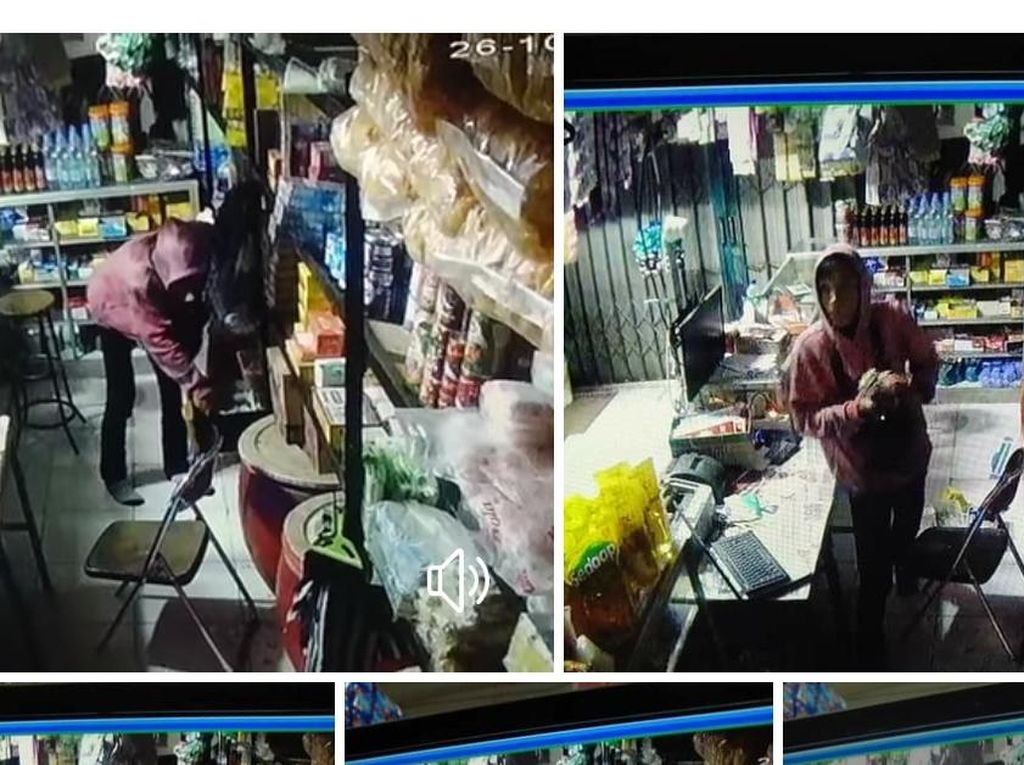 Terekam CCTV, Pencuri Bercelurit Satroni Toko di Sukabumi Terekam CCTV, Pencuri Bercelurit Satroni Toko di Sukabumi
